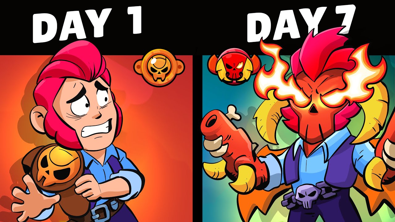 Я играл в Brawl Stars NEW в рейтинговом режиме 7 дней...