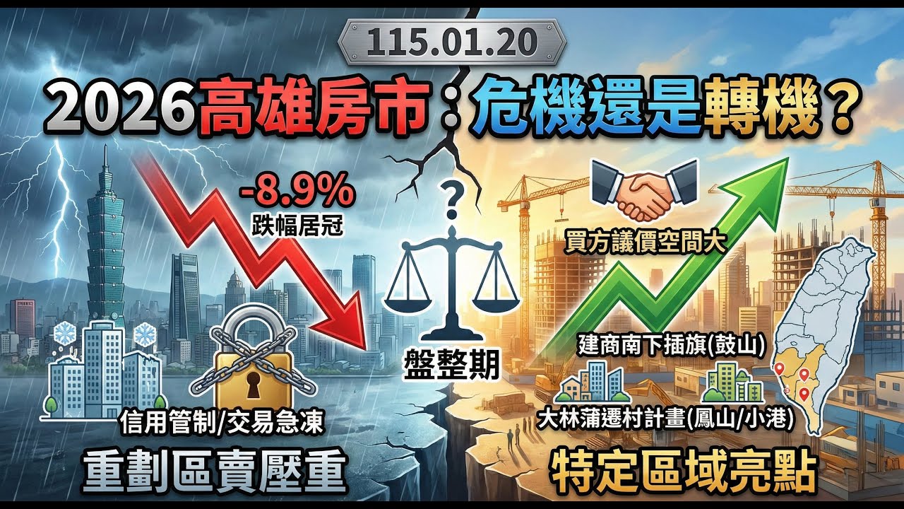 2026高雄房市：危機還是轉機？115.01.20