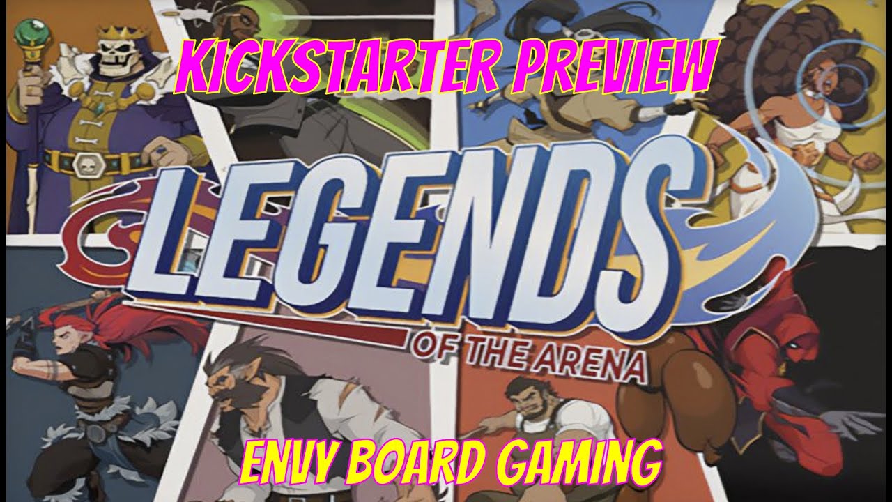 Предварительный обзор Legends of the Arena на Kickstarter