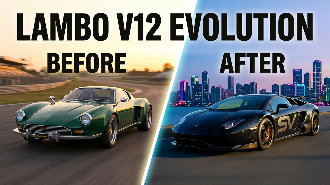 The Complete Lamborghini V12 Evolution: 1947-2050 | EPIC Transformation!