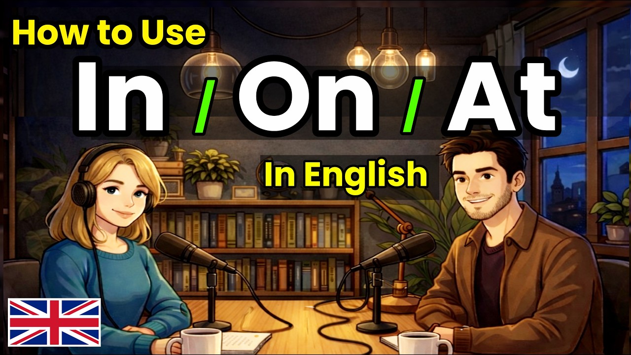 How to Use In, On & At in Real English conversations