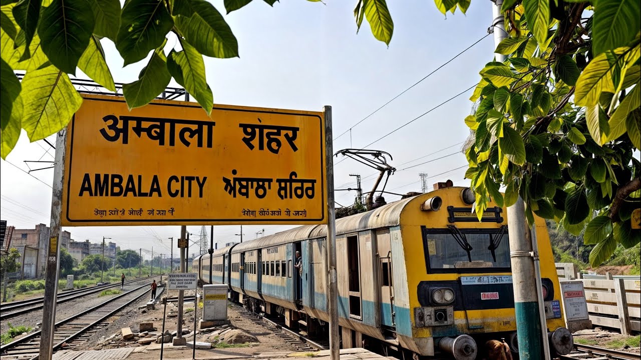 Announcement of Ambala City railway station | Ambala City railway station Announcement