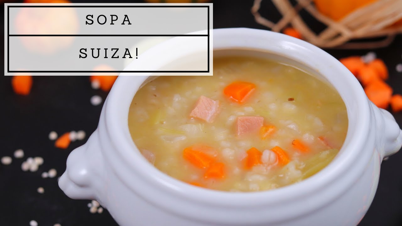 Receta facil de Bündner Gerstensuppe (sopa Suiza)! @MexMundo