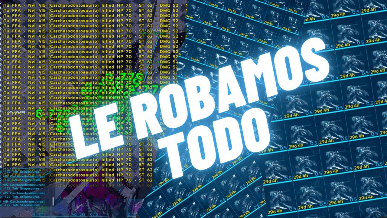 RAIDEMOS AL TOP 2 DEL SERVIDOR!!🤑 | ARK SURVIVAL EVOLVED
