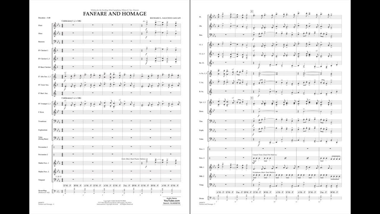 Fanfare and Homage by Richard L. Saucedo