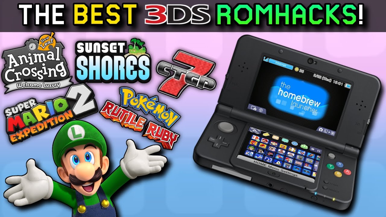 Nintendo 3DS ROM Hacks & Homebrew Games You Need To Play!