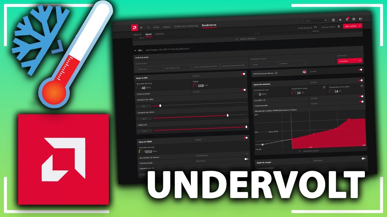 COMO HACER UNDERVOLT a RX 580 y RX 570 | BAJAR LAS TEMPERATURAS Y EL CONSUMO ELECTRICO 2023