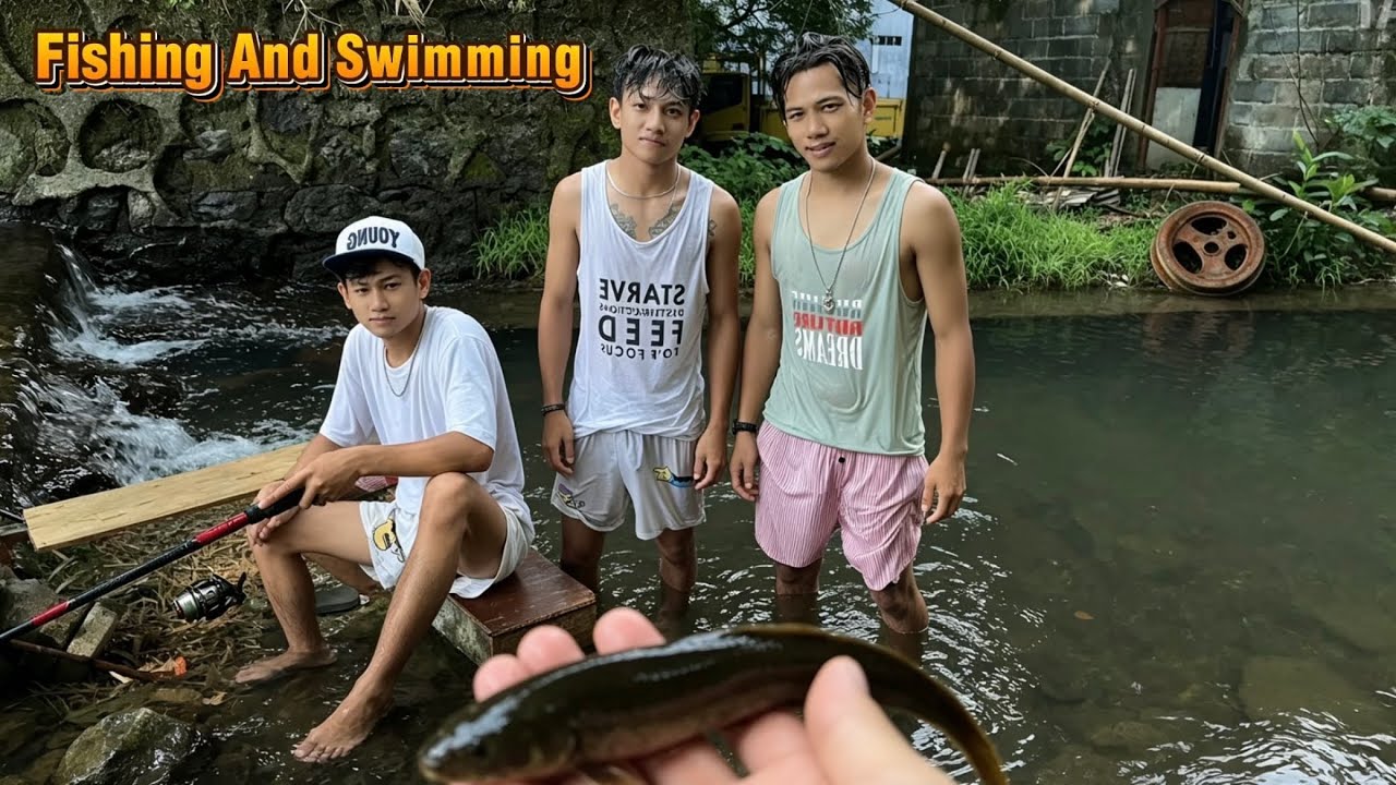 Caught Fish, Got Sweaty, Refreshed With a River Swim