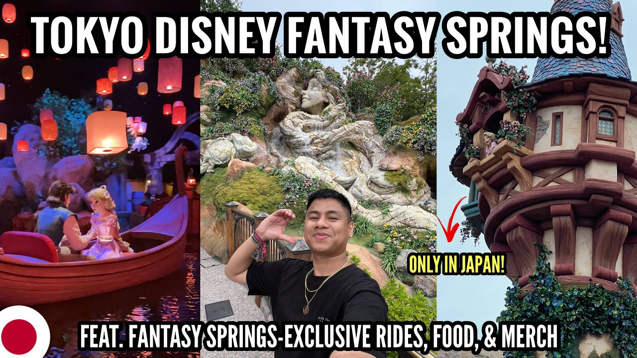 FIRST TIME IN TOKYO DISNEYSEA FANTASY SPRINGS 🌸 | PARK TIPS + FOOD TRIP + MERCHANDISE SHOPPING