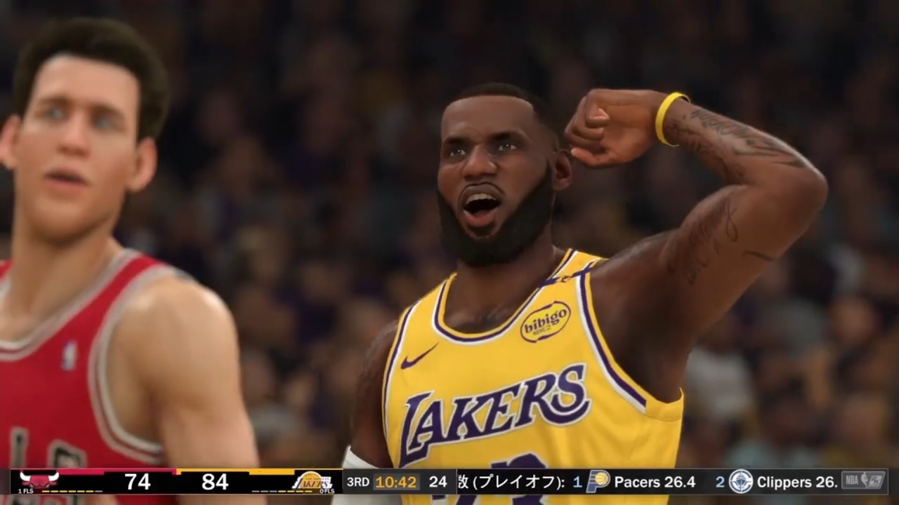 世代を超えた熱狂的バスケその７（NBA 2K25#7）【NBA2K25 クイックマッチ（シカゴ・ブルズ VS 現代ロサンゼルス・レイカーズ戦）】※不定期公開