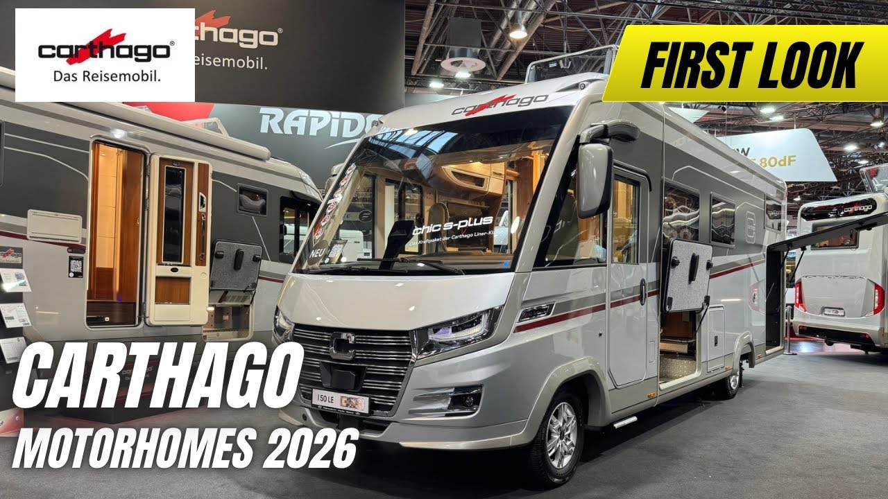 CARTHAGO Motorhome Ranges 2026: NEW Design NEW Layouts