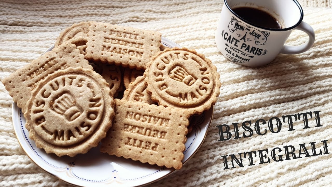 BISCOTTI INTEGRALI CON MIELE // RICETTA SUPER FACILE