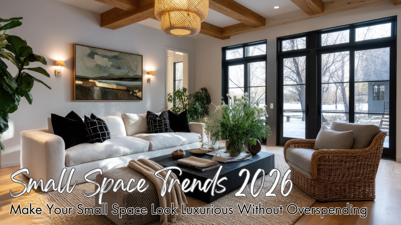 Small Space Trends 2026 | Make Your Small Space Look Luxurious Without Overspending