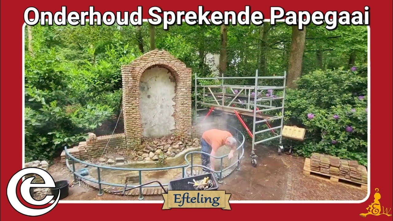 [#Efteling] 🛠️ Groot onderhoud De Sprekende Papegaai #1