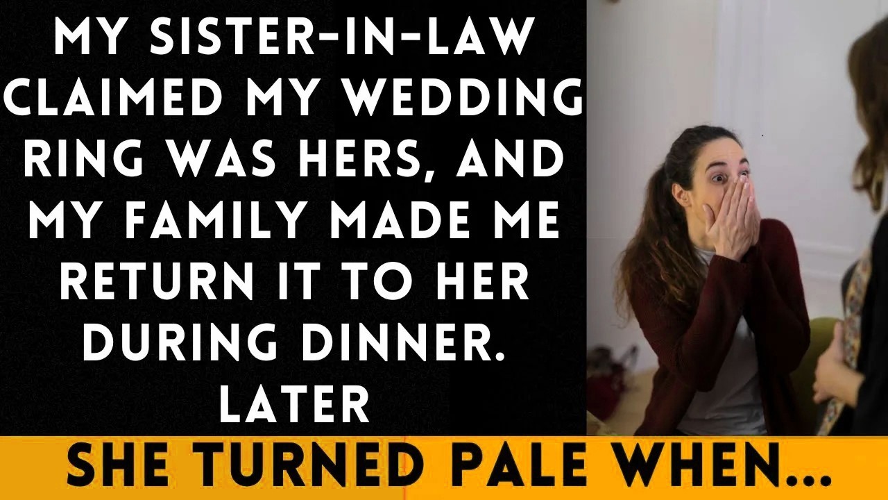 My Sister in Law Insisted My Wedding Ring Was Hers, and My Family Made Me Give It Back During D
