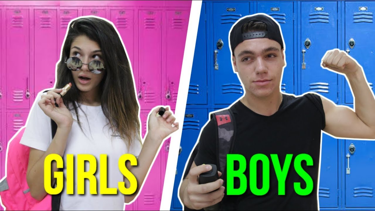 בנים נגד בנות בבית ספר🤘🏼| ♥︎shakeds life