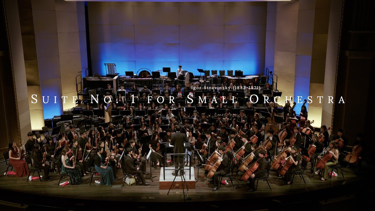 Suite No. 1 for Small Orchestra | Igor Stravinsky | 2025 GSYO HOLIDAY CONCERT
