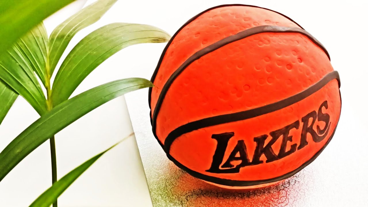 Basketball 3D Cake. 3D Torte Tutorial - Step by step - تورتة كرة باسكت مجسمه
