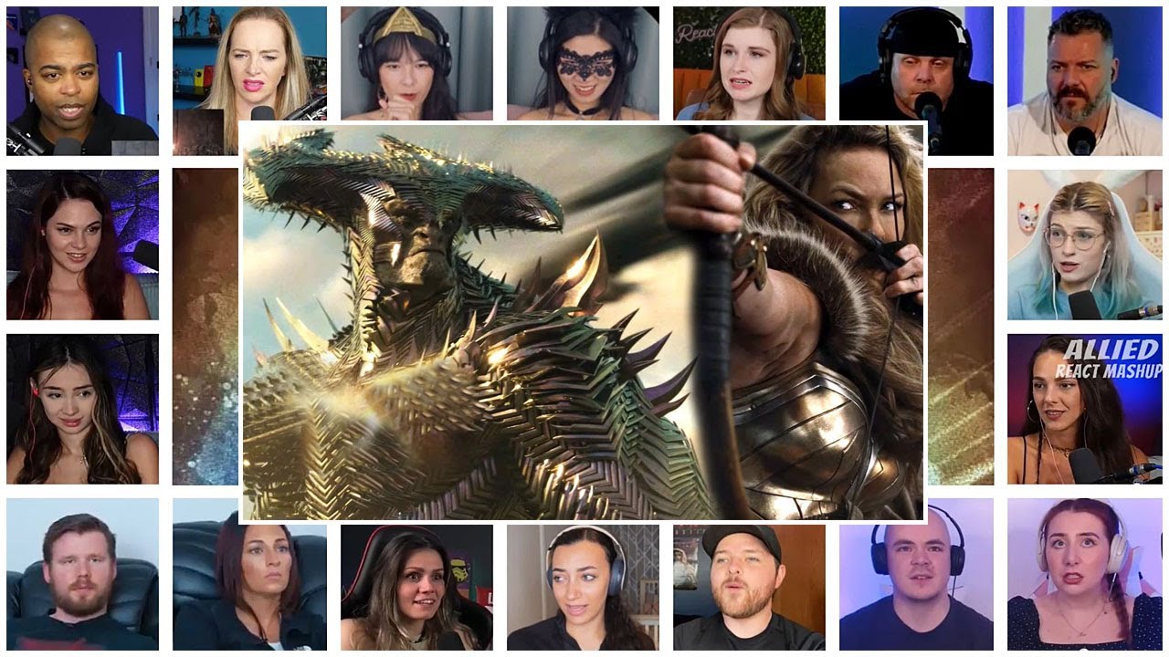 The Amazons vs Steppenwolf Reaction Mashup | Zack Snyder's Justice League (2021)