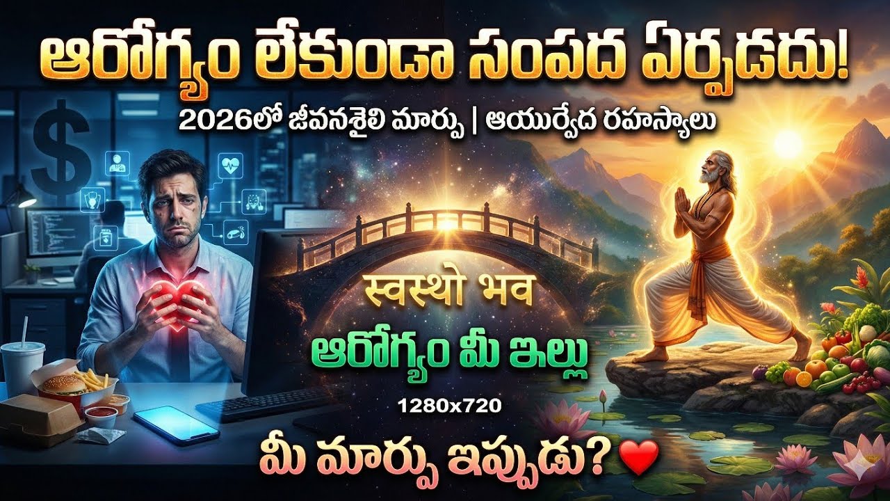 అసలు మనం ఎవరి కోసం పరిగెడుతున్నాం||)30 నిమిషాల్లో ఆరోగ్యం | ఆయుర్వేద రహస్యాలు తెలుగు