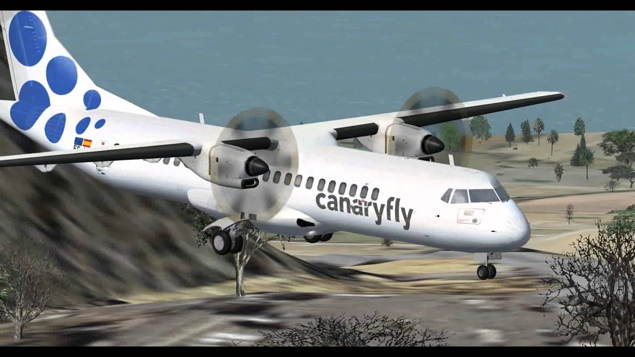 ATR 72 -500 Canaryfly. La Palma (GCLA) - Tenerife Norte (GCXO) FSX