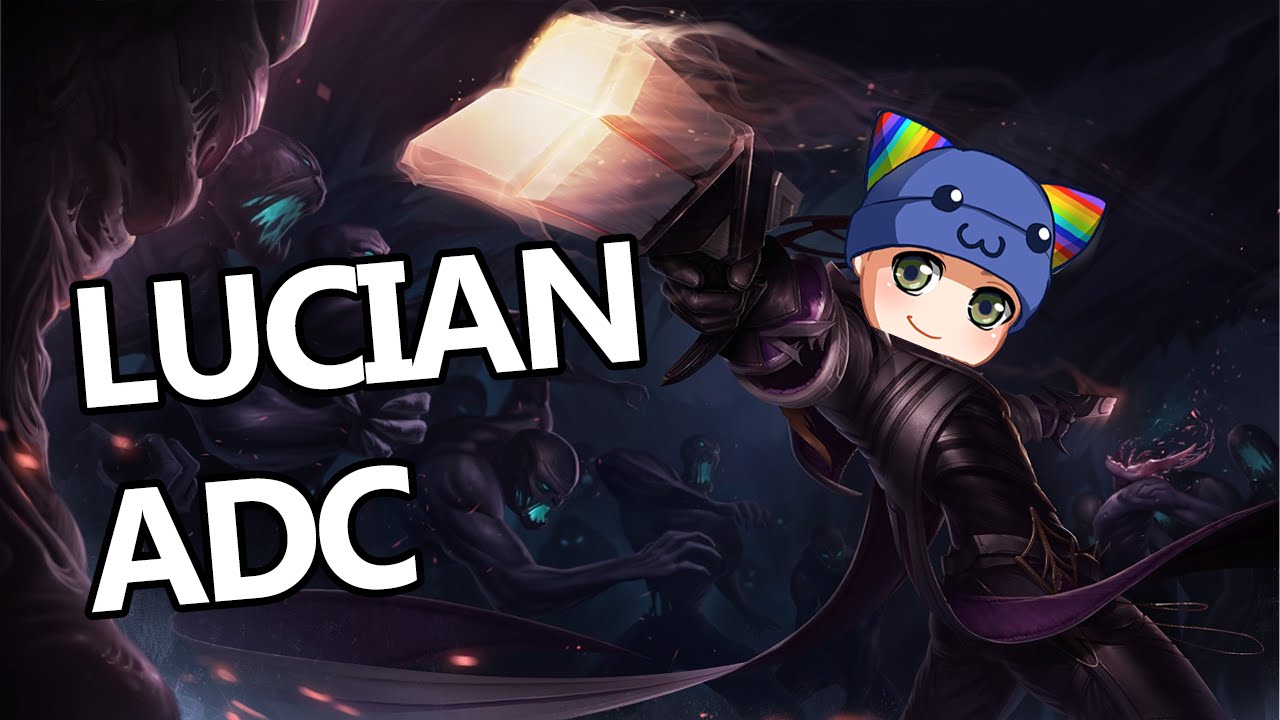 League of Legends - Red Lucian ADC - Full Game With Witwix