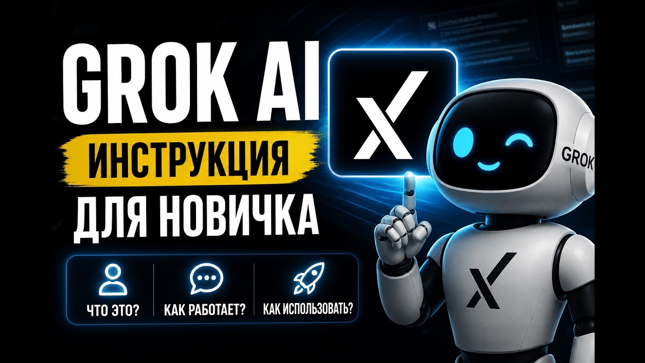 GROK AI: Полная инструкция для новичков | Как пользоваться Grok с нуля в 2026 году | Оплата в РФ