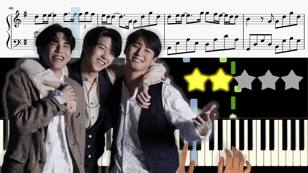 DAY6 (Even of Day) - 파도가 끝나는 곳까지 (Where the sea sleeps) 《Piano Tutorial》 ★★☆☆☆