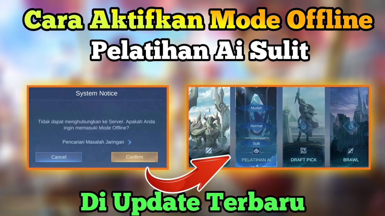 Cara Aktifkan Mode Offline Pelatihan Ai Sulit Di Update Terbaru Patch Zetian 2025 Mobile Legends