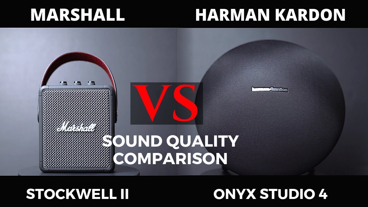 Marshall Stockwell II Vs Harman Kardon Onyx Studio 4 - Sound Comparison