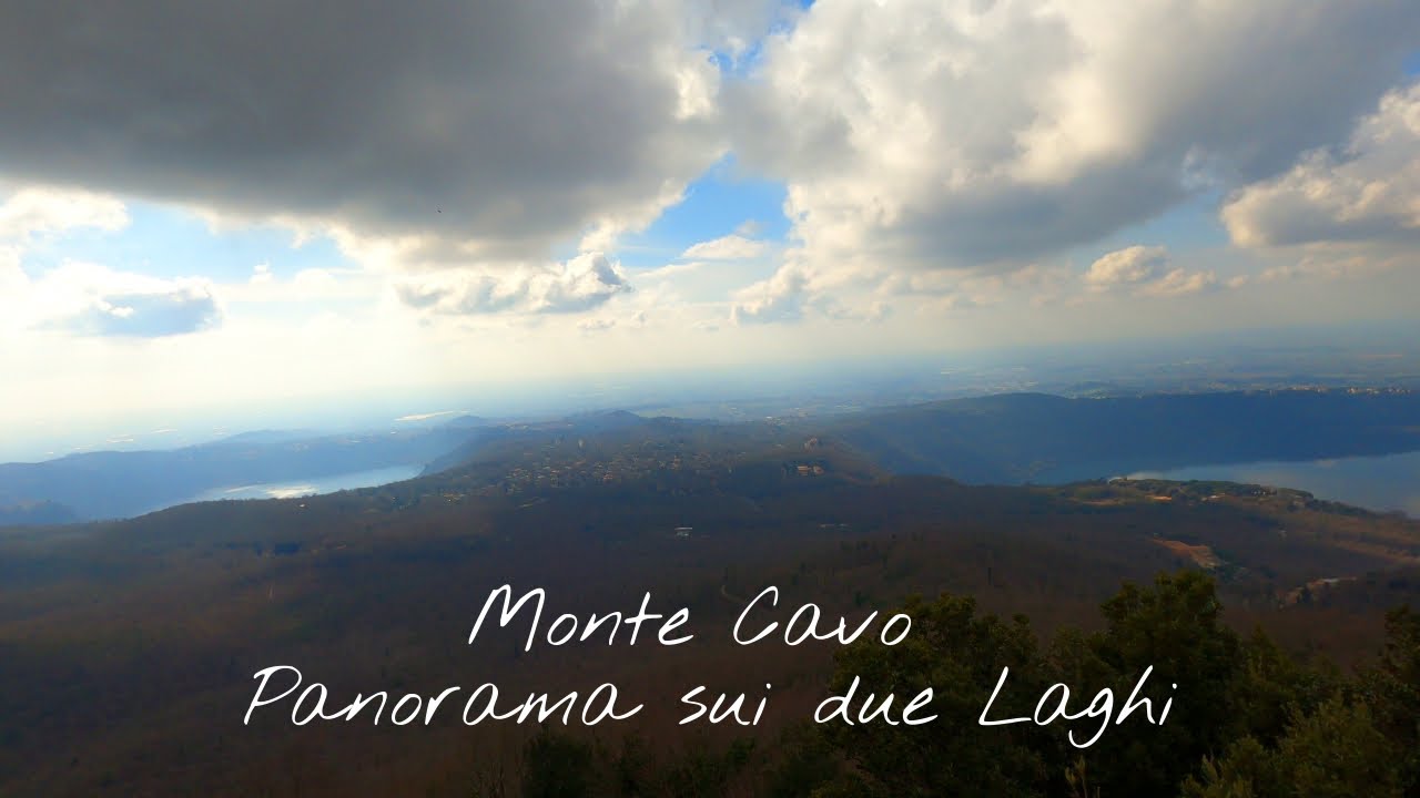 Monte Cavo - Panorama sui due laghi dei Castelli Romani (3km)