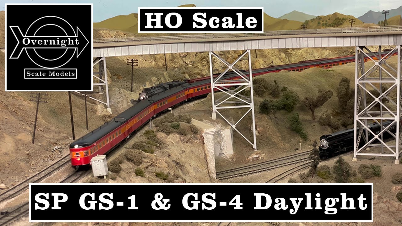 HO Scale Southern Pacific GS-1 & GS-4 Daylight