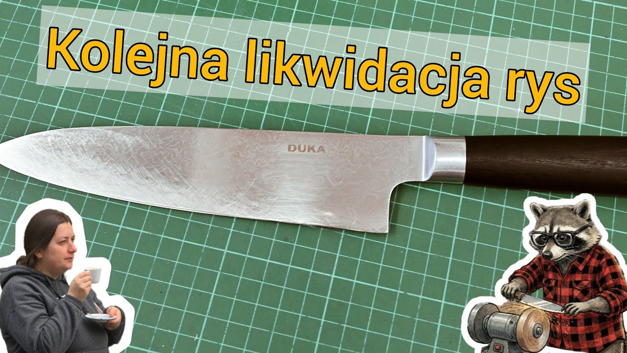 Likwidacja rys - nóż ze sklepu Duka #knifelife