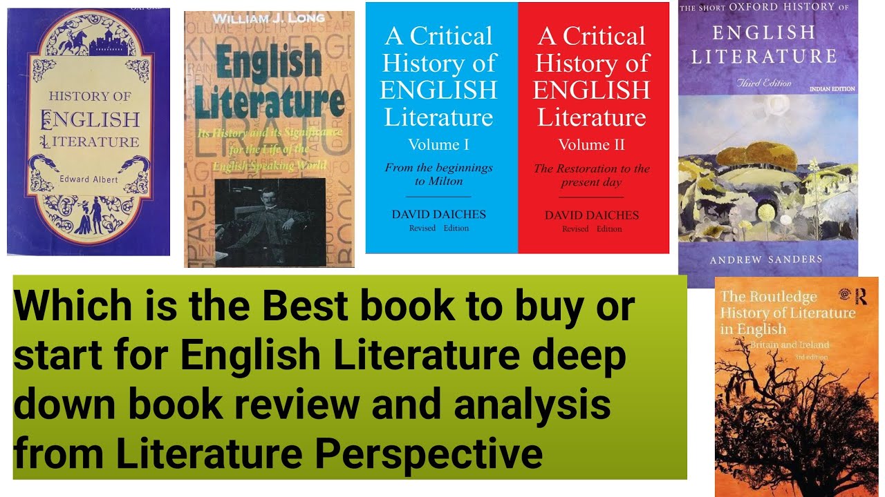 Which Is the Best History of English Literature Book You Should Buy?
