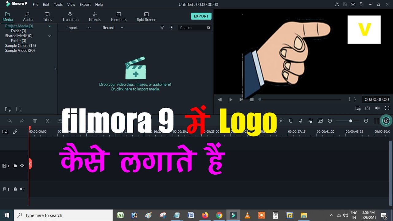 how to add logo in filmora | video me logo kaise add kare | how to add logo in filmora 9