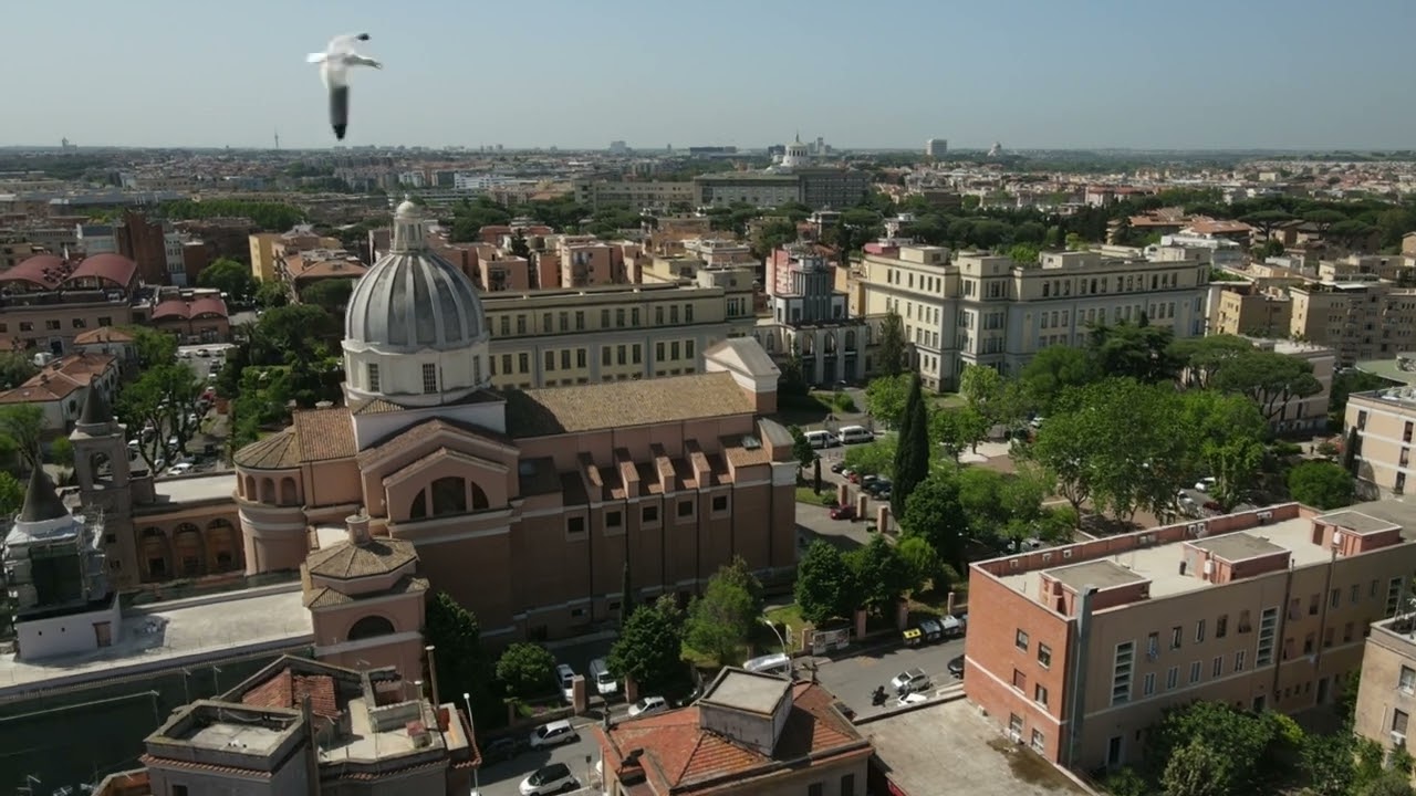 LE BORGATE ROMANE, GARBATELLA vista dal drone 4K