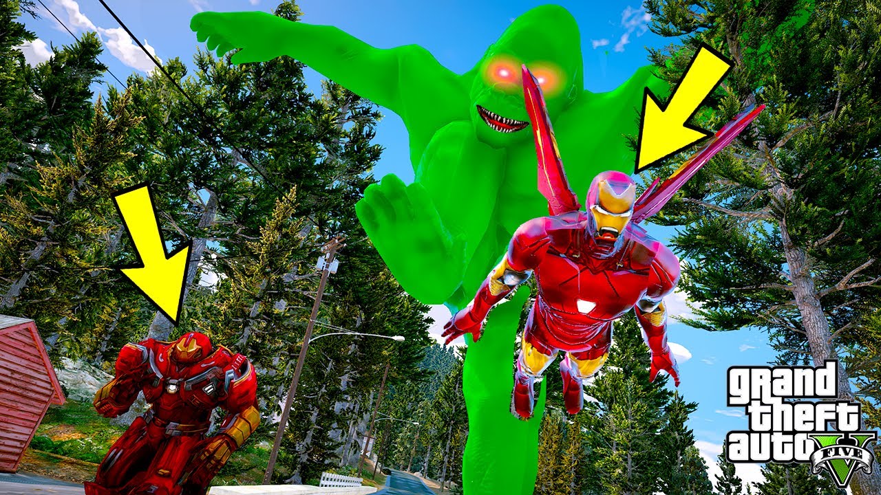 HULK ORMANDAKİ GİZEMLİ SPOR SALONUNDA VÜCUT GELİŞTİRİYOR!(GORİL OLDU!) - GTA 5