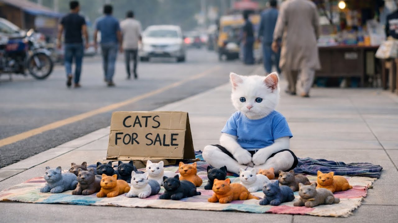 Little Cat’s Hard Work Wins 🐾