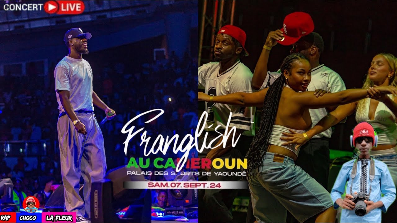 🔴FRANGLISH CONCERT AU PALAIS DES SPORTS DE YAOUNDÉ | CAMEROUN 🇨🇲