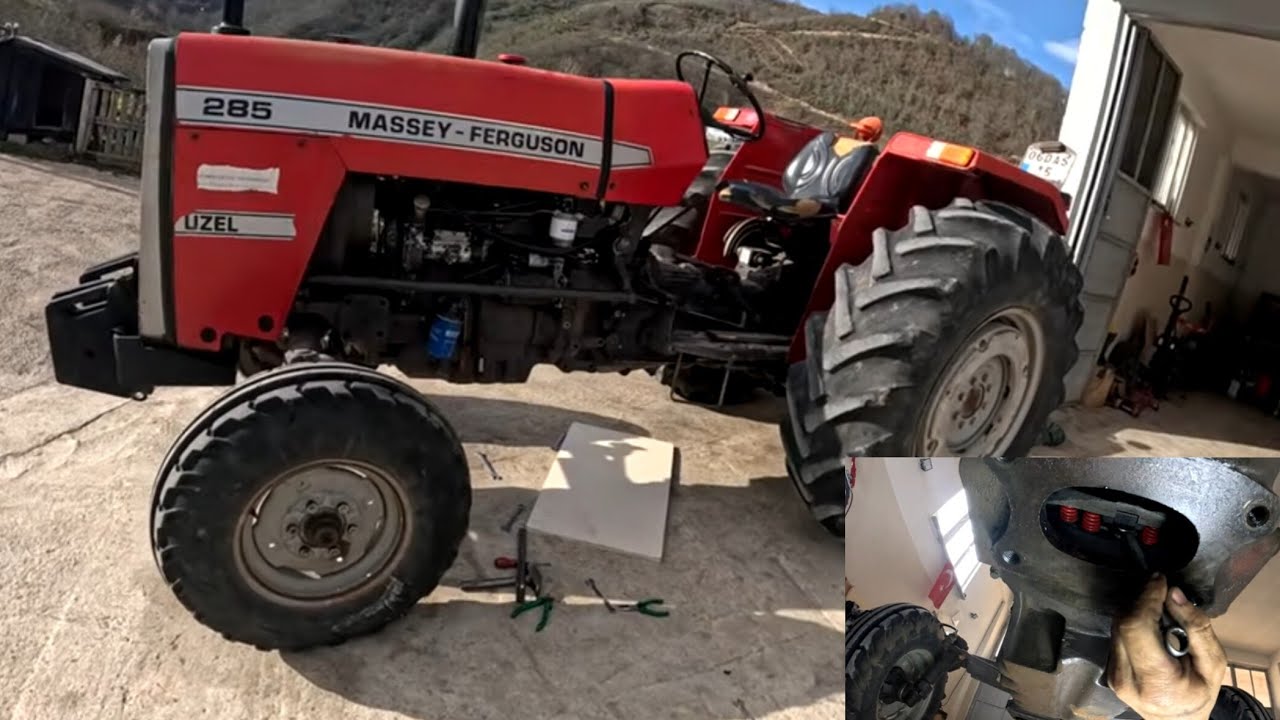 Massey Ferguson 285 Traktör Kuyruk Mili ve Debriyaj Ayarı Nasıl Yapılır
