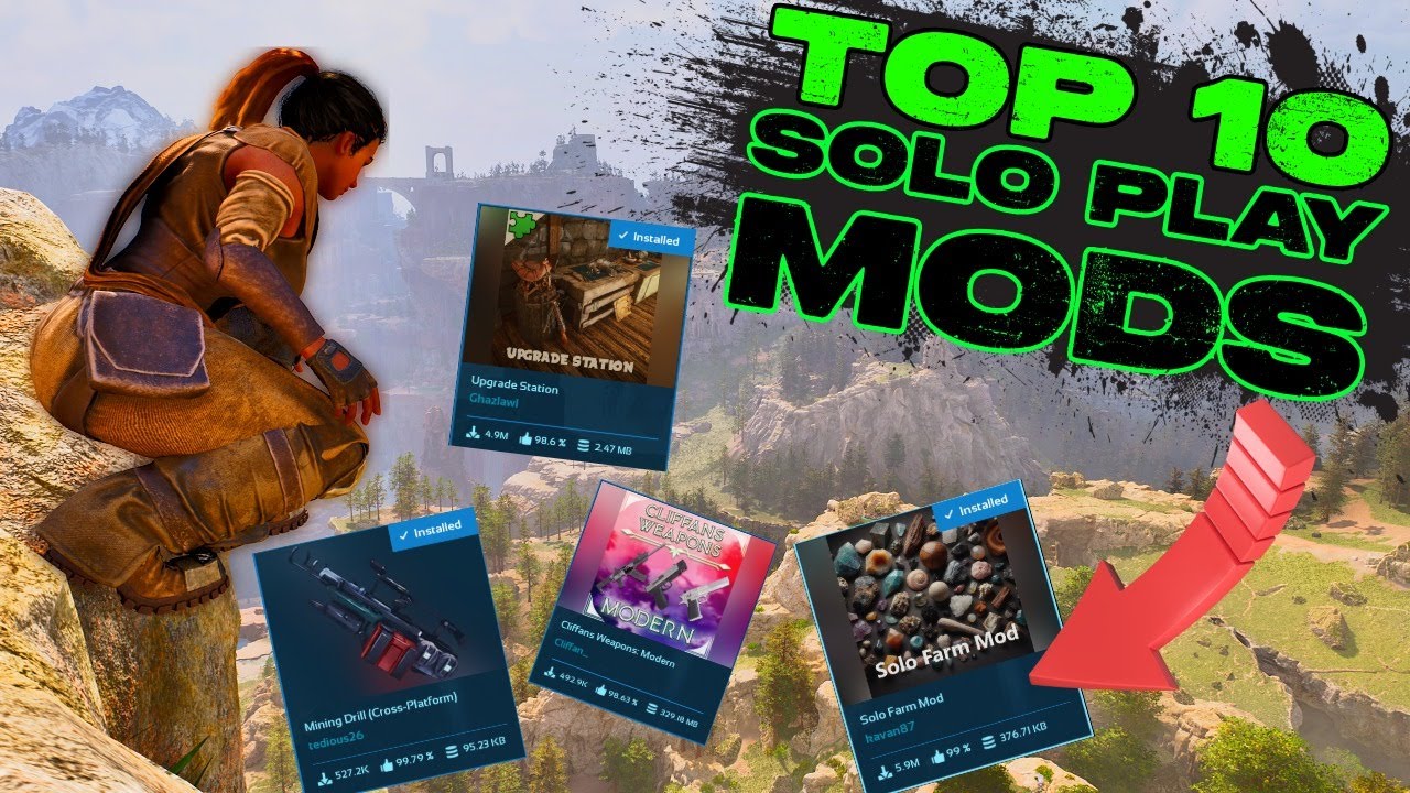 10 лучших модов для одиночной игры в Ark Survival Ascended!!!