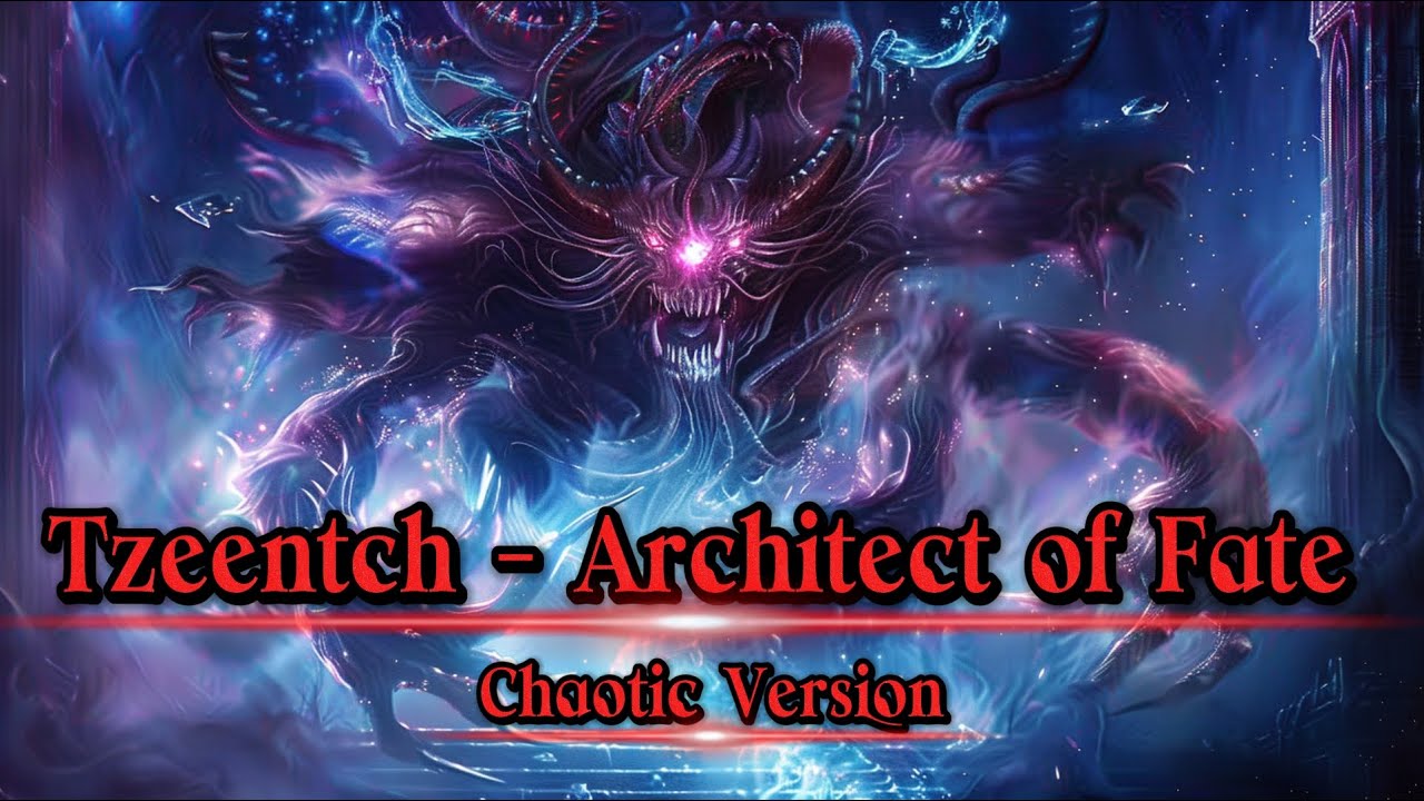 Tzeentch, Lord of Change - Architect of Fate (Chaotic Version) | Warhammer 40K Industrial Metal Song