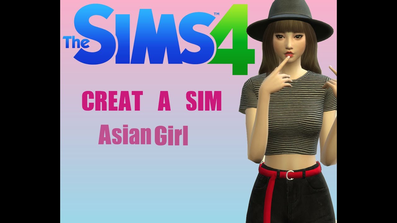 Sims 4 - Create a sim Asian Girl