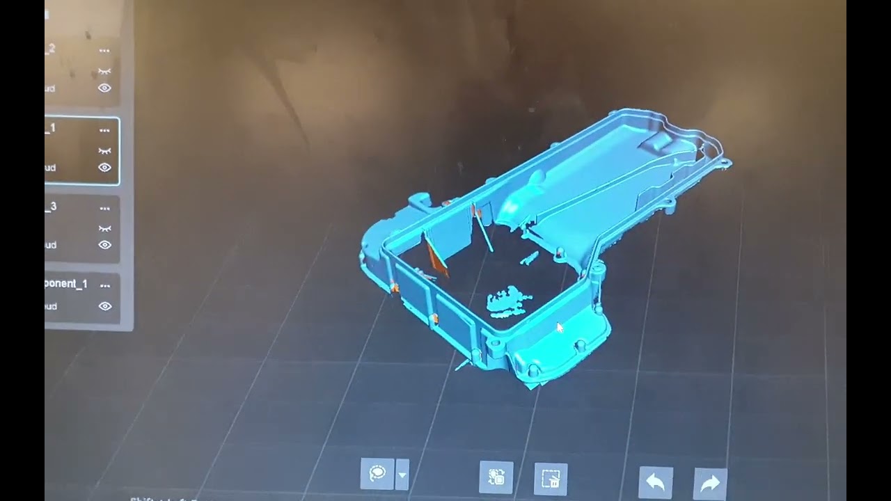 Creality Raptor 3D skannerin ensifiilikset: M275 &ouml;ljypohjaa