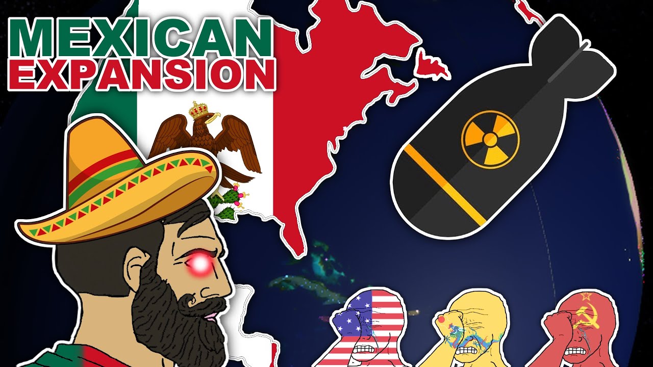 The Mexicans INVADE and NUKE EVERYONE in Rise of Nations