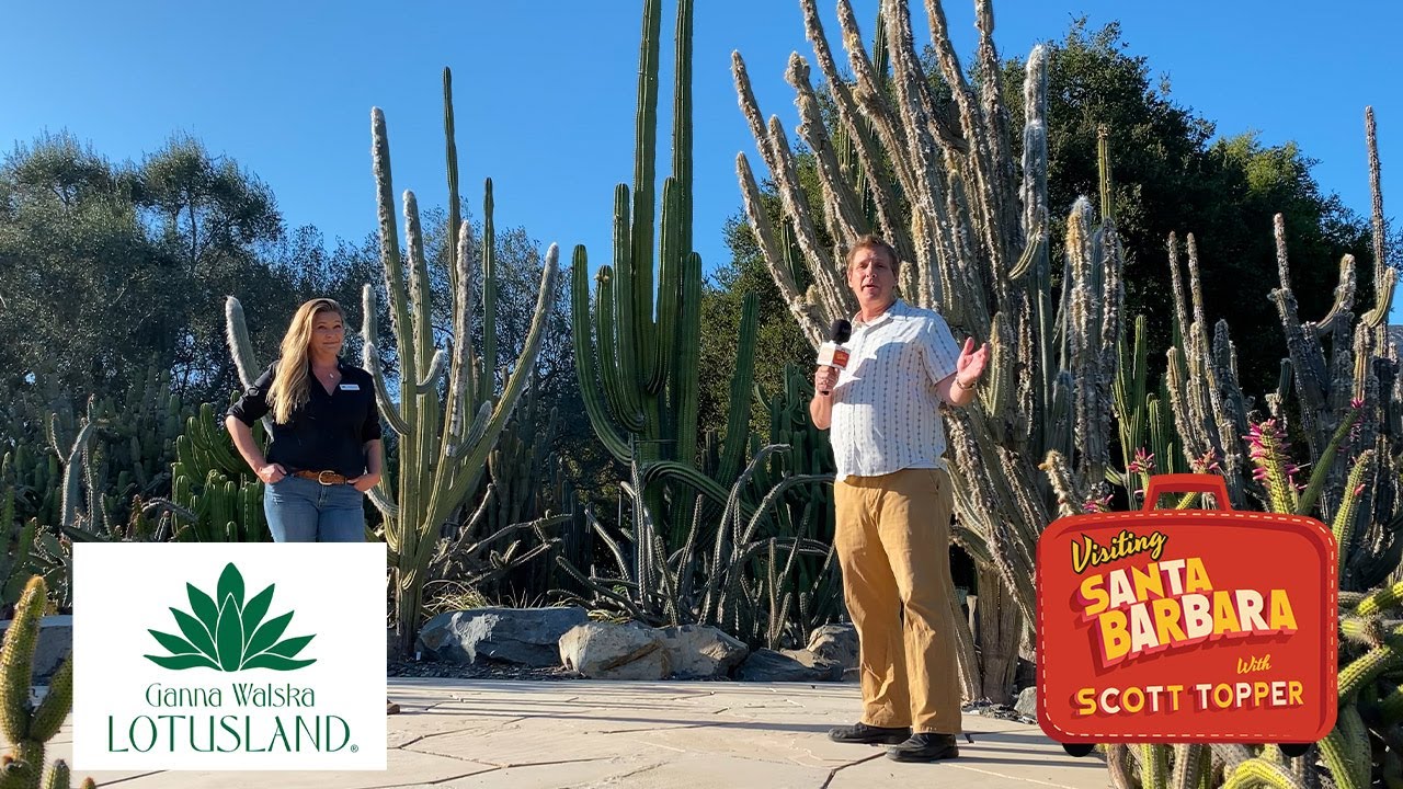 LOTUSLAND: TOP 10 WORLD GARDEN EXCLUSIVE TOUR - VISITING SANTA BARBARA WITH TV HOST SCOTT TOPPER