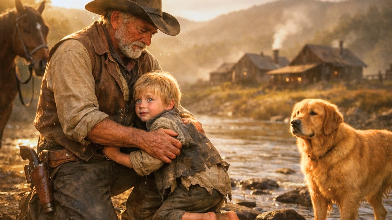 A Boy Clung To The Cowboy's Leg And Cried Help Us — That One Moment Changed Everything Forever