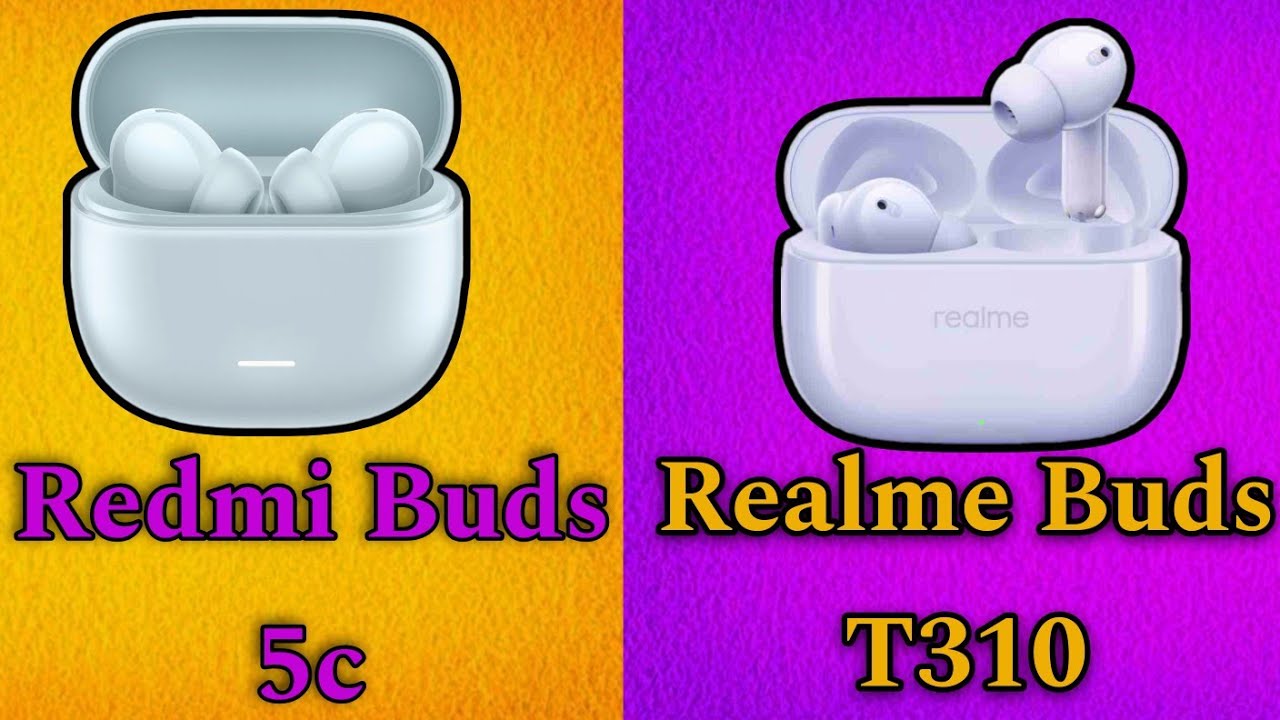 Redmi Buds 5c Vs Realme Buds T310 Details Comprisson | Best Budget Earbuds Under 2000 #2024 #earbuds
