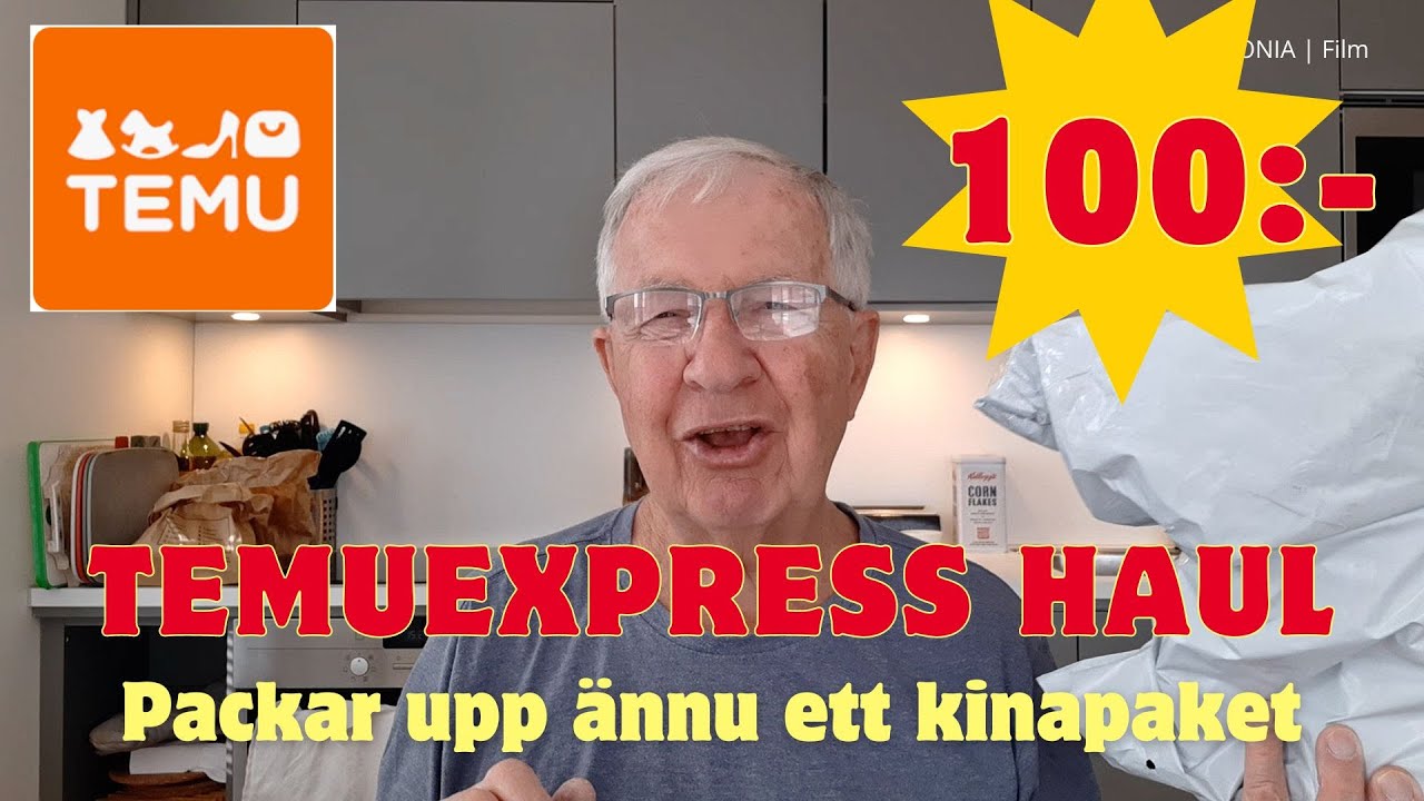 2024-05-14 TEMU  HAUL - Packar upp ännu ett paket från Kina