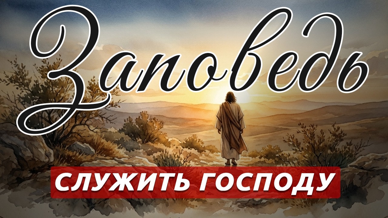Заповедь служить Господу